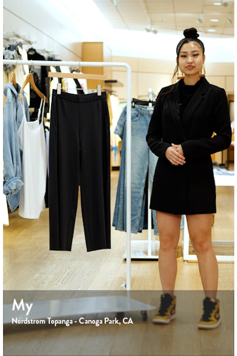 High Waist Wide Leg Ponte Pants video