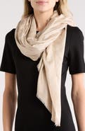 Givenchy 4G Baroque Jacquard Silk & Cotton Blend Scarf