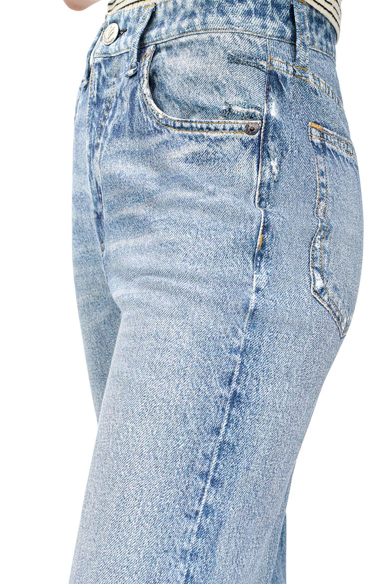rb Miramar Shea Wide Leg Cotton Terry Sweatpant Jeans, Alternate, color, TESSA