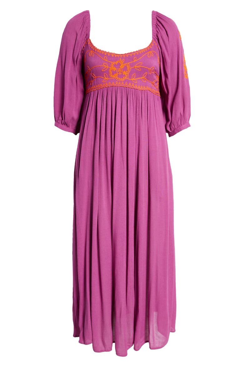 Wedgewood Maxi Dress, Alternate, color, ORCHID PAVILLION