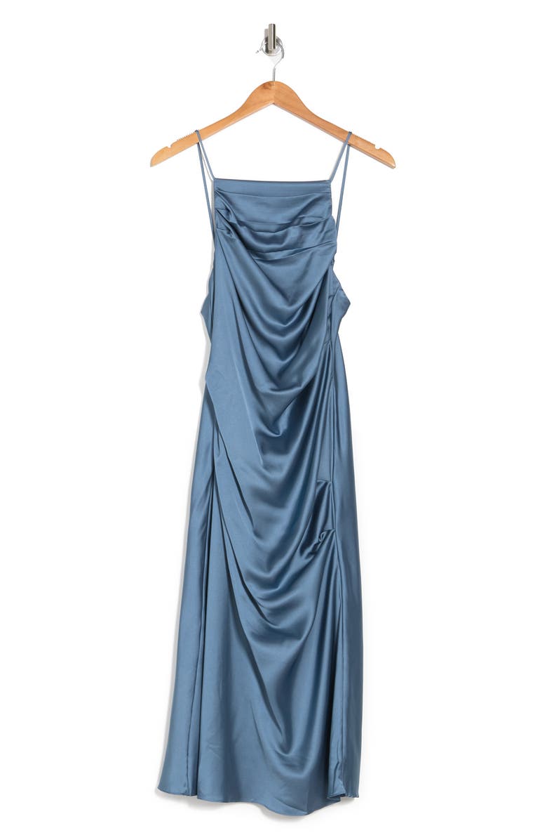 ASTR the Label Astr High Neck Sleeveless Midi Dress, Alternate, color, 