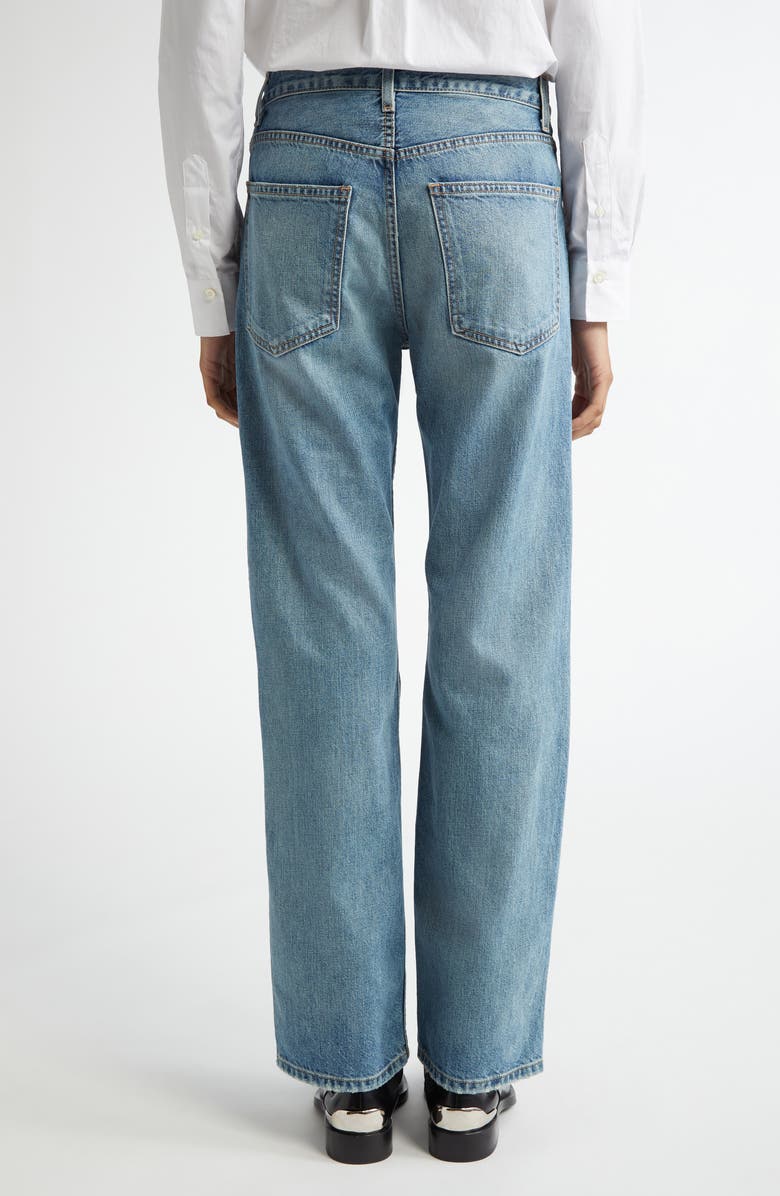 Nili Lotan Welder High Waist Wide Leg Jeans, Alternate, color,