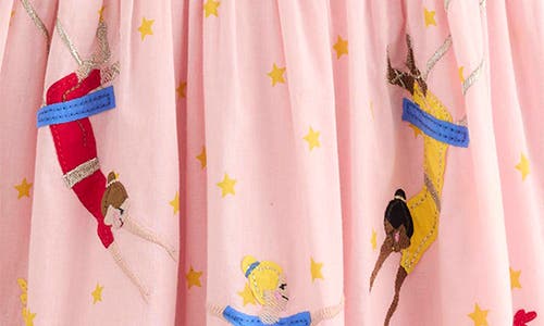 Mini Boden Kids' Zadie Acrobat Appliqué Cotton Sundress