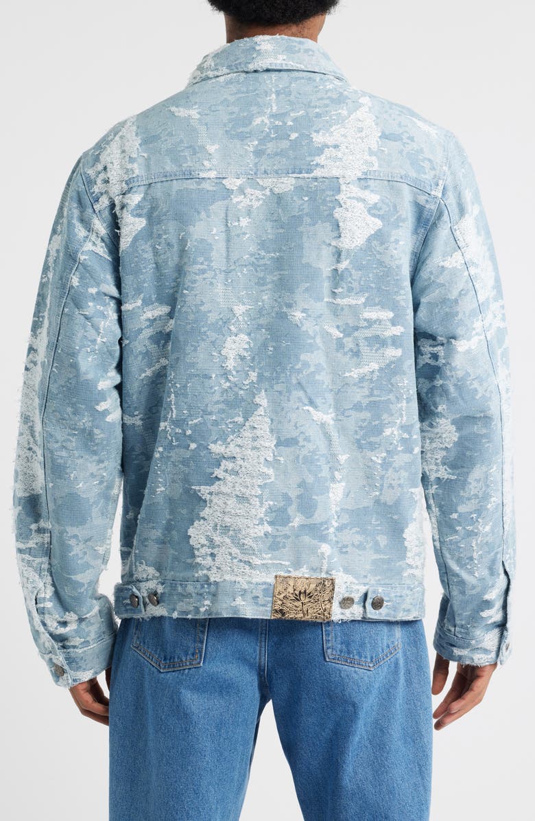 VERYRARE Saint Michael Cotton Trucker Jacket, Alternate, color, Blue