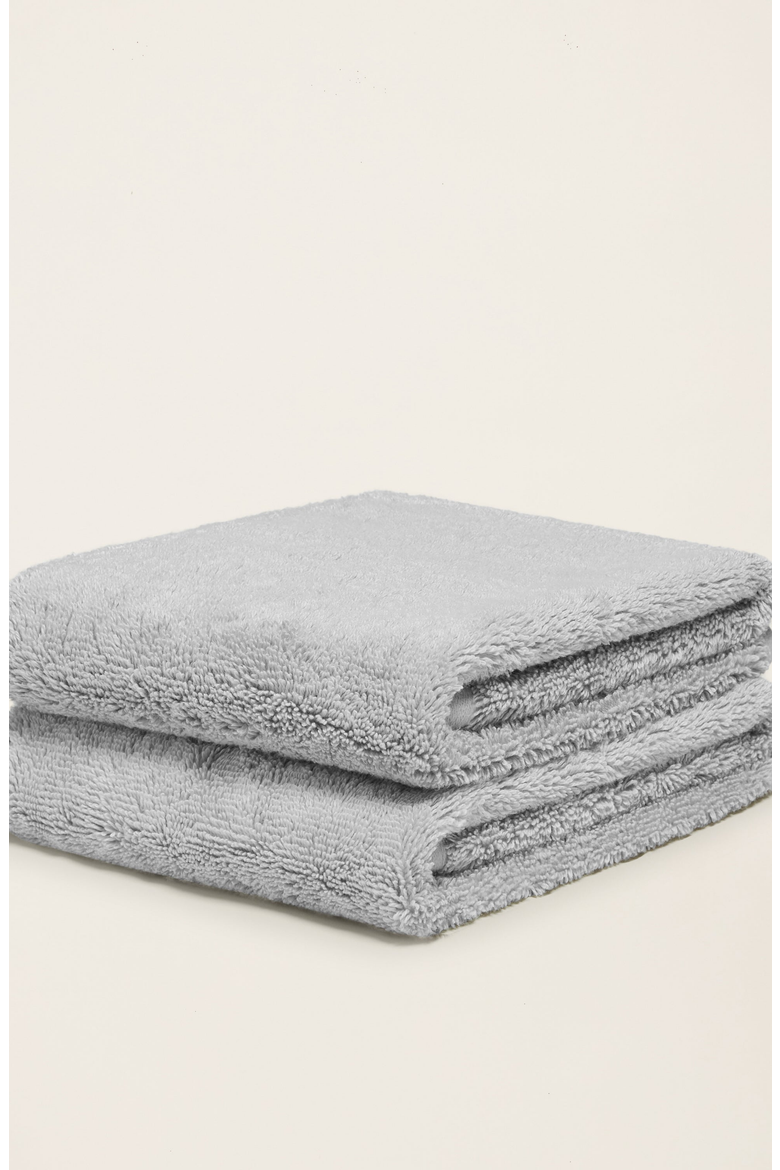 Ultraplush Australian Cotton 2-piece Hand Towel Set, Alternate, color, Light Gray