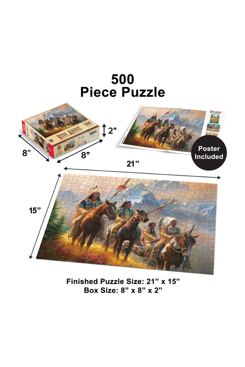 Rise Above 550 Piece Jigsaw Puzzle, Alternate, color, Multicolor