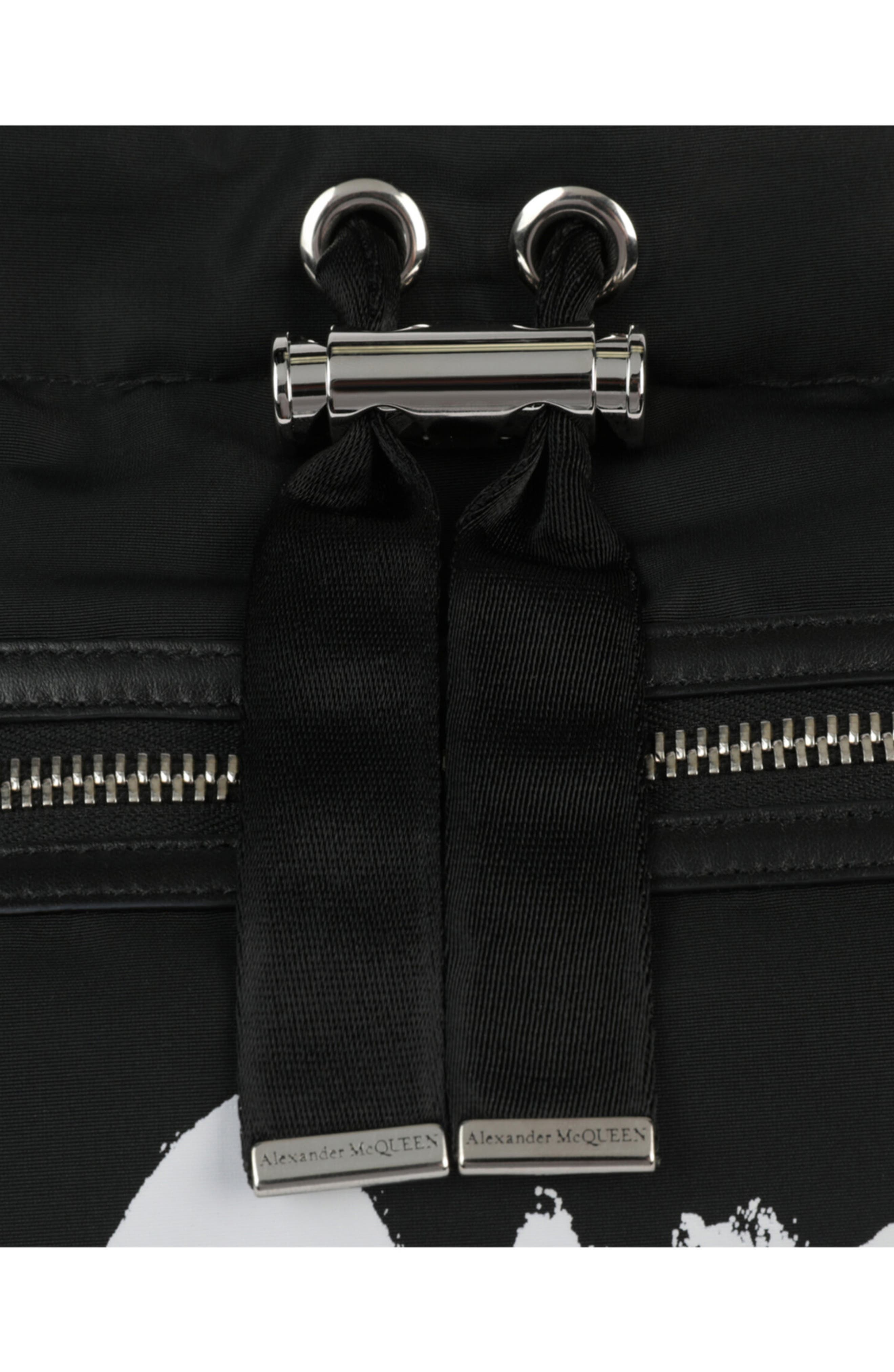 Alexander McQueen Puma The Bundle Medium Shoulder Bag, Alternate, color, Black White