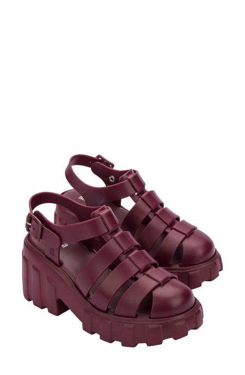 MELISSA MELISSA MEGAN PLATFORM FISHERMAN SANDAL