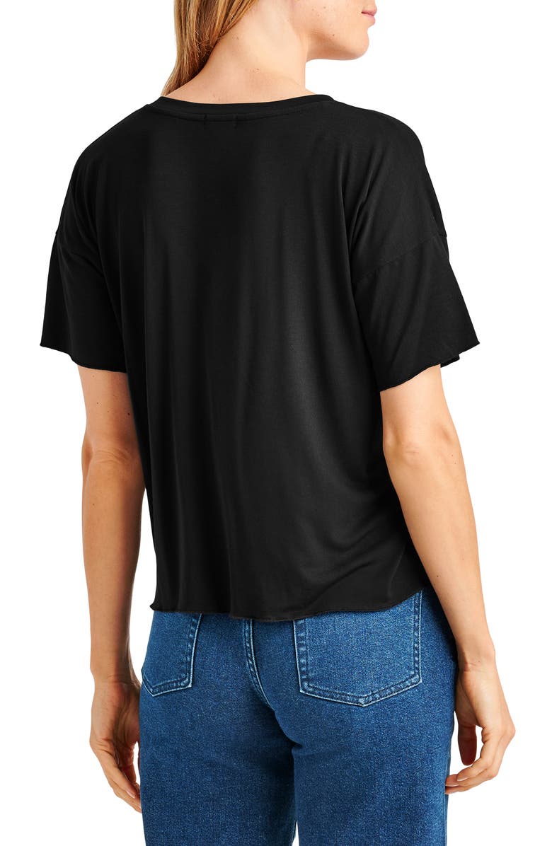 Splendid V-Neck Short Sleeve Tee, Alternate, color,