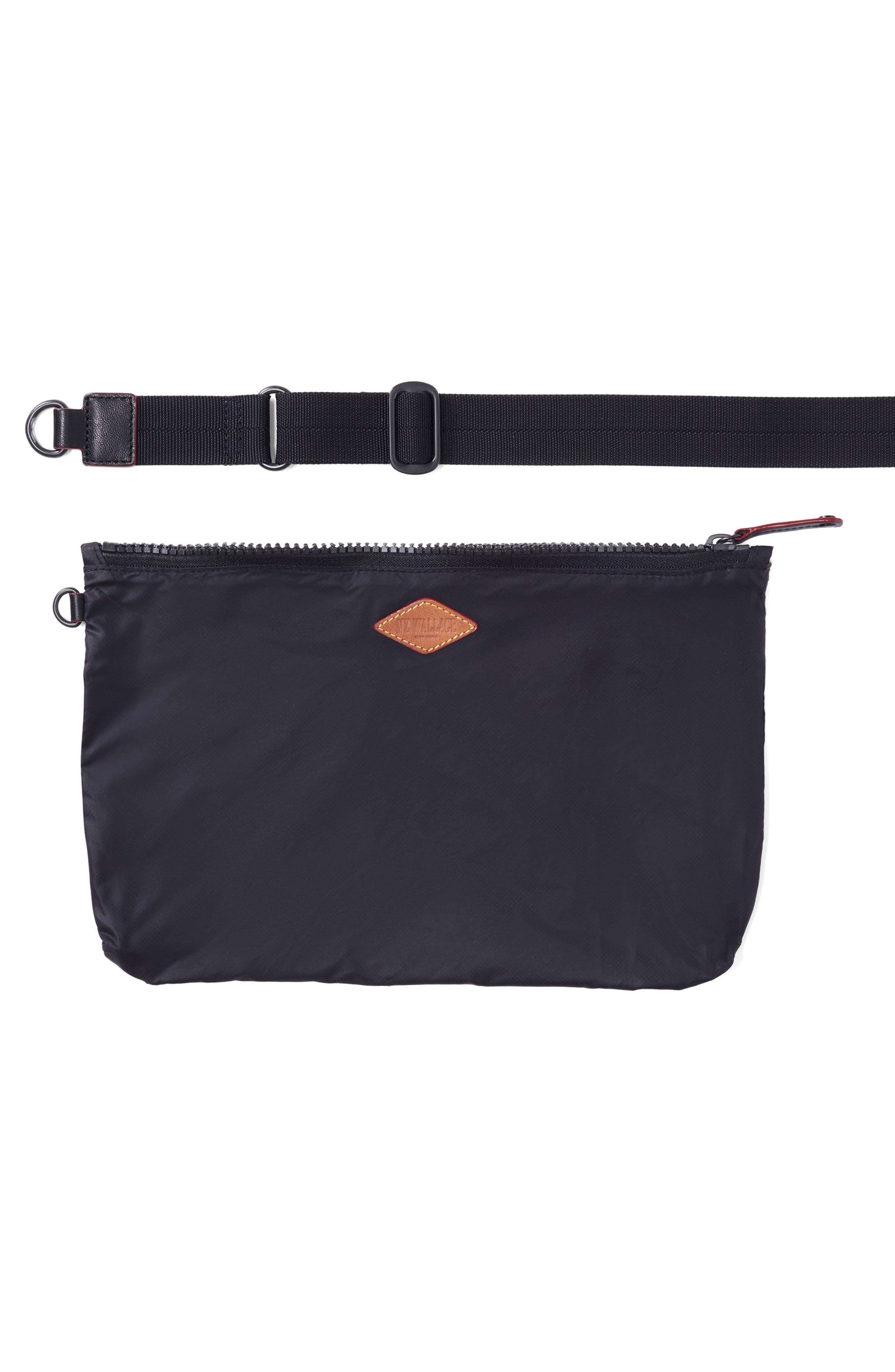 MZ Wallace Small Sutton Deluxe Quilted Crossbody Bag, Alternate, color, Black