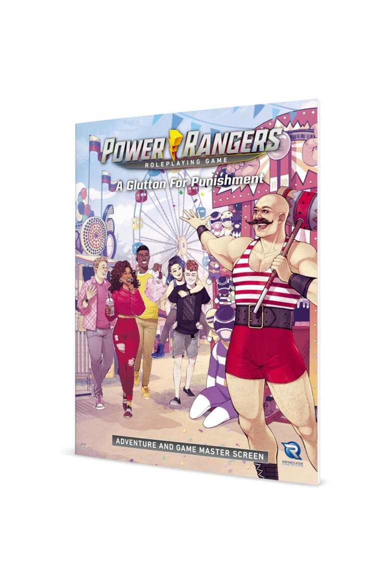 Power Rangers Roleplaying Game A Glutton for Punishment Adventure & GM Screen, Alternate, color, Multicolored