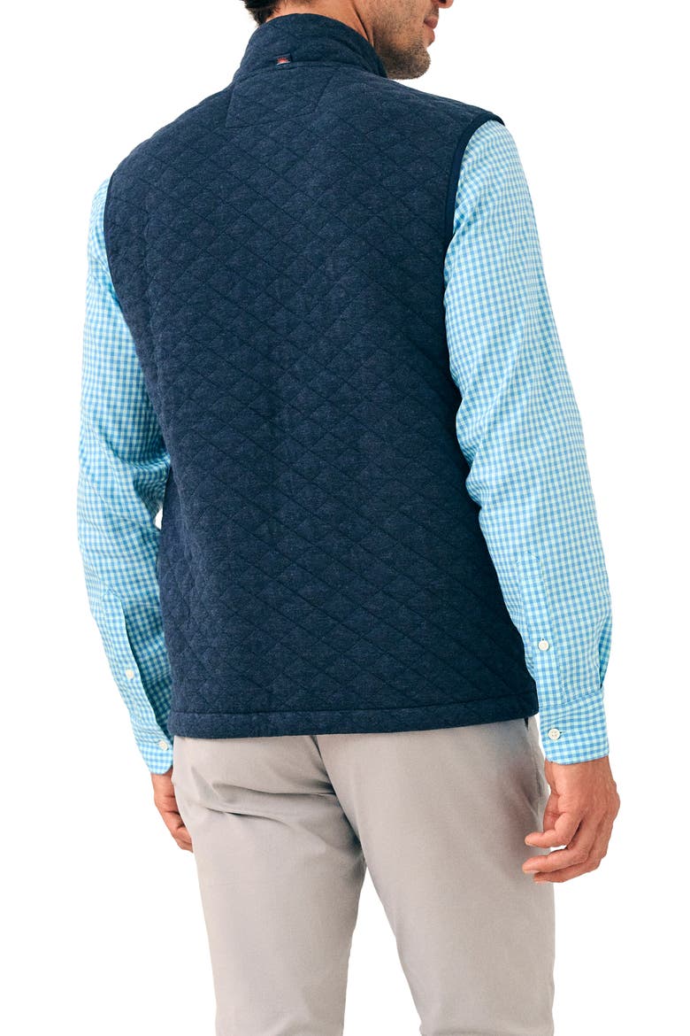 Epic Quilted Fleece Vest, Alternate, color, NAVY MELANGE