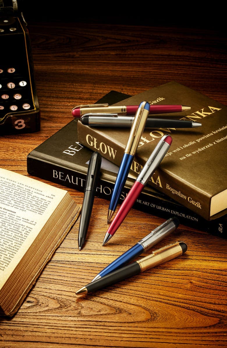 WAHL-EVERSHARP Skyline Black SIlver Ballpoint Pen, Alternate, color, Black / Silver