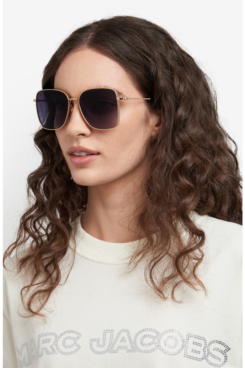 58mm Square Sunglasses, Alternate, color, 0RHL-9O