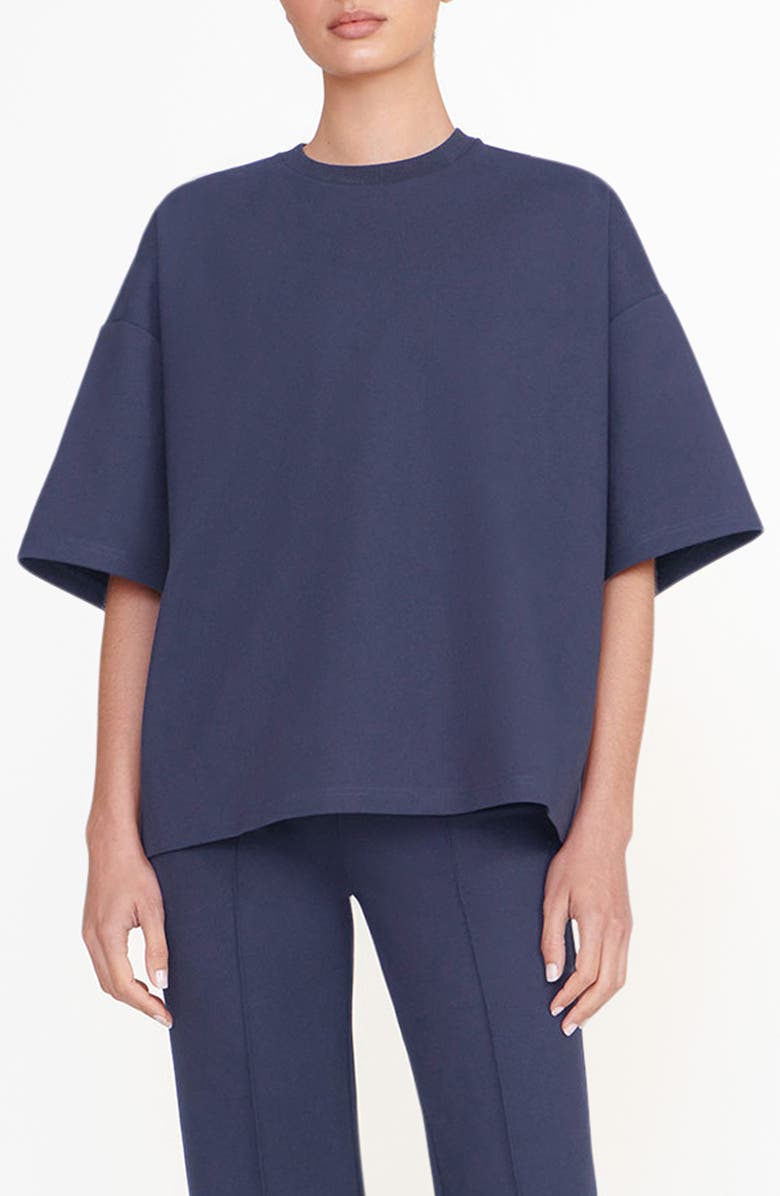 STAUD Capsule Oversize T-Shirt, Main, color, Navy