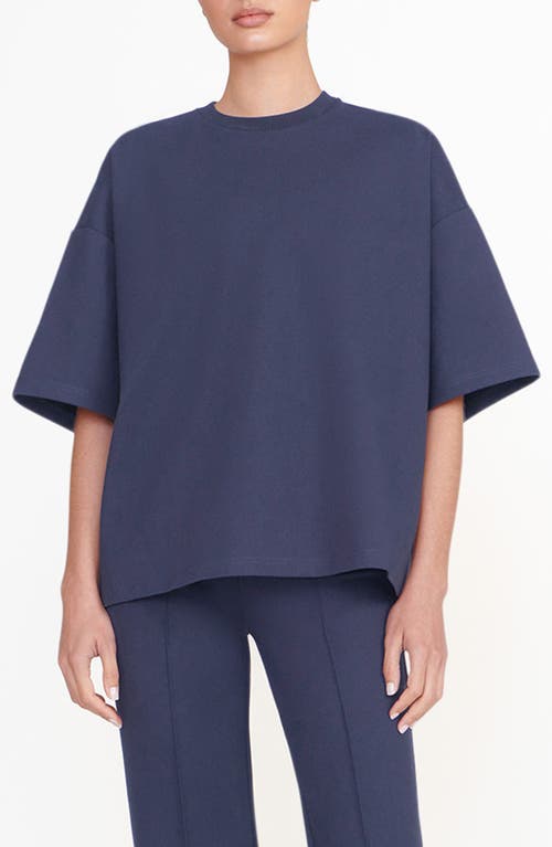 Staud Capsule Oversized Top In Navy