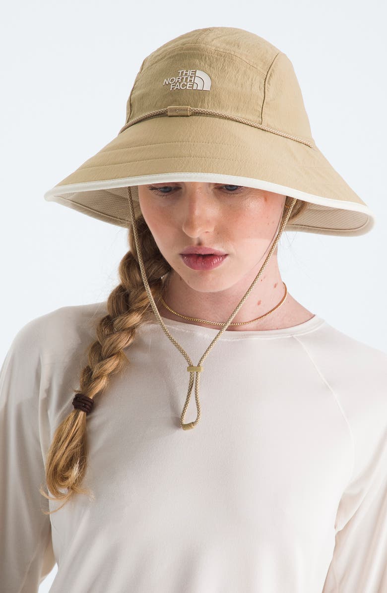 The North Face Class V Brimmer Hat, Alternate, color, Khaki Stone/ White Dune