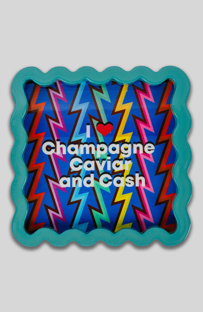 Furbish Champagne Caviar Lacquer Tray, Main, color, Champagne Caviar