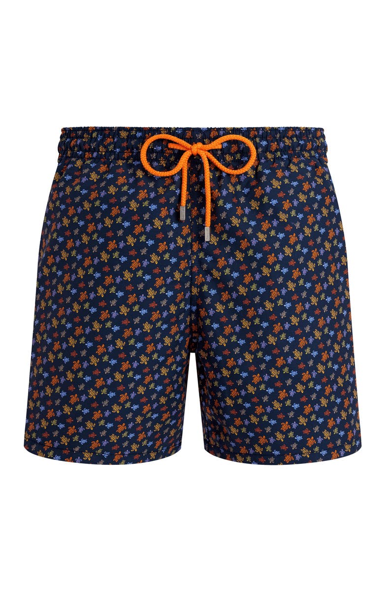 Vilebrequin Men Swim Shorts Micro Ronde Des Tortues, Main, color, Vitamin