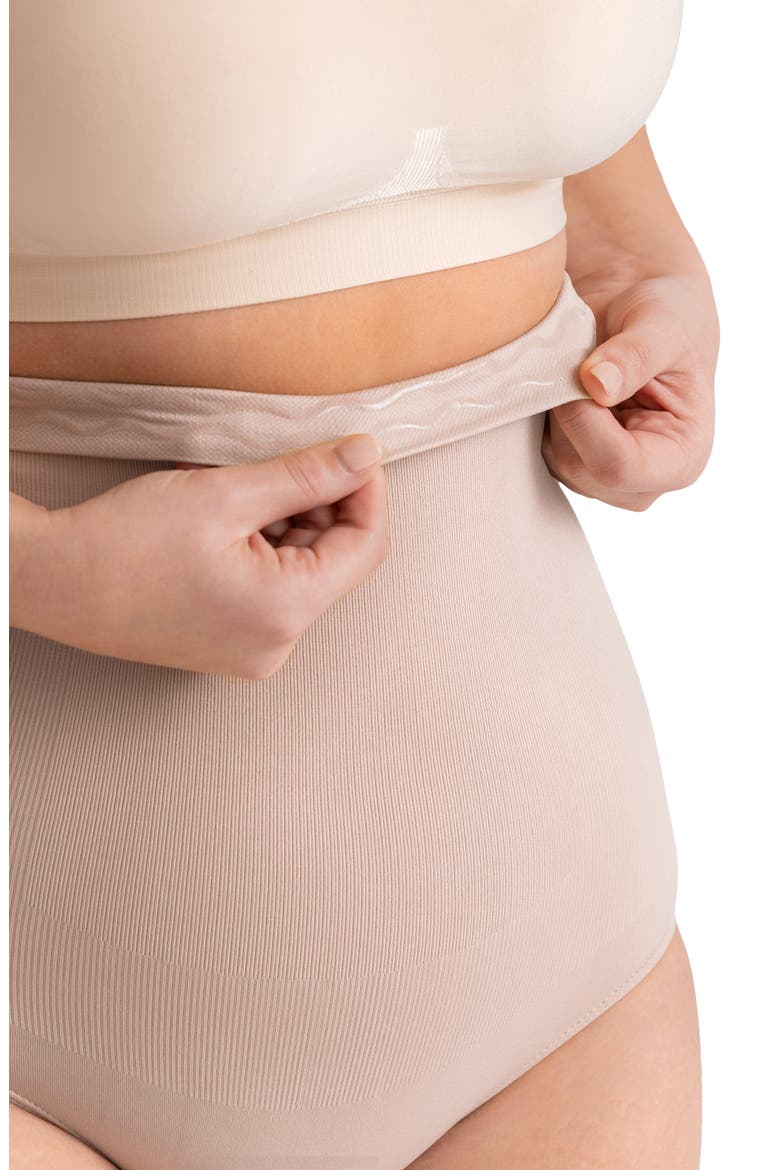 High Waist Shaper Briefs, Alternate, color, OATMEAL