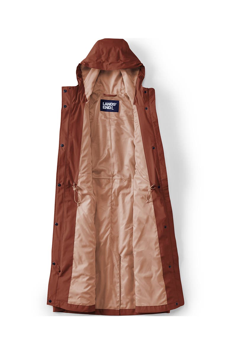 Lands' End Squall Packable Long Raincoat, Alternate, color, 