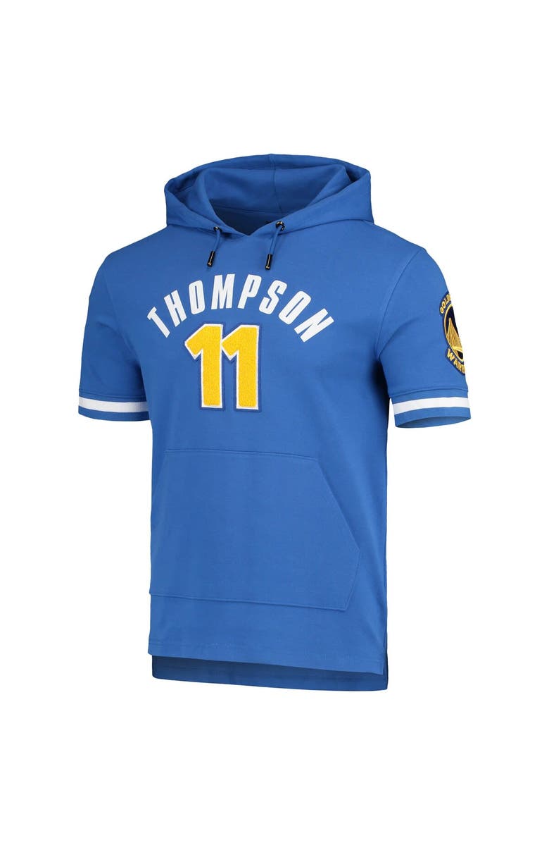 PRO STANDARD Men's Pro Standard Klay Thompson Royal Golden State Warriors Name & Number Short Sleeve Pullover Hoodie, Alternate, color, 
