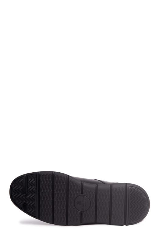 Marc Joseph New York Newbury Street Hands Free Technology Lightweight Leather Sneaker, Alternate, color, Black Napa Leather/Black Sole