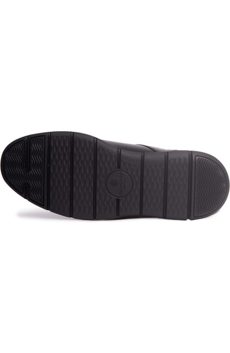 Marc Joseph New York Newbury Street Hands Free Technology Lightweight Leather Sneaker, Alternate, color, Black Napa Leather/Black Sole