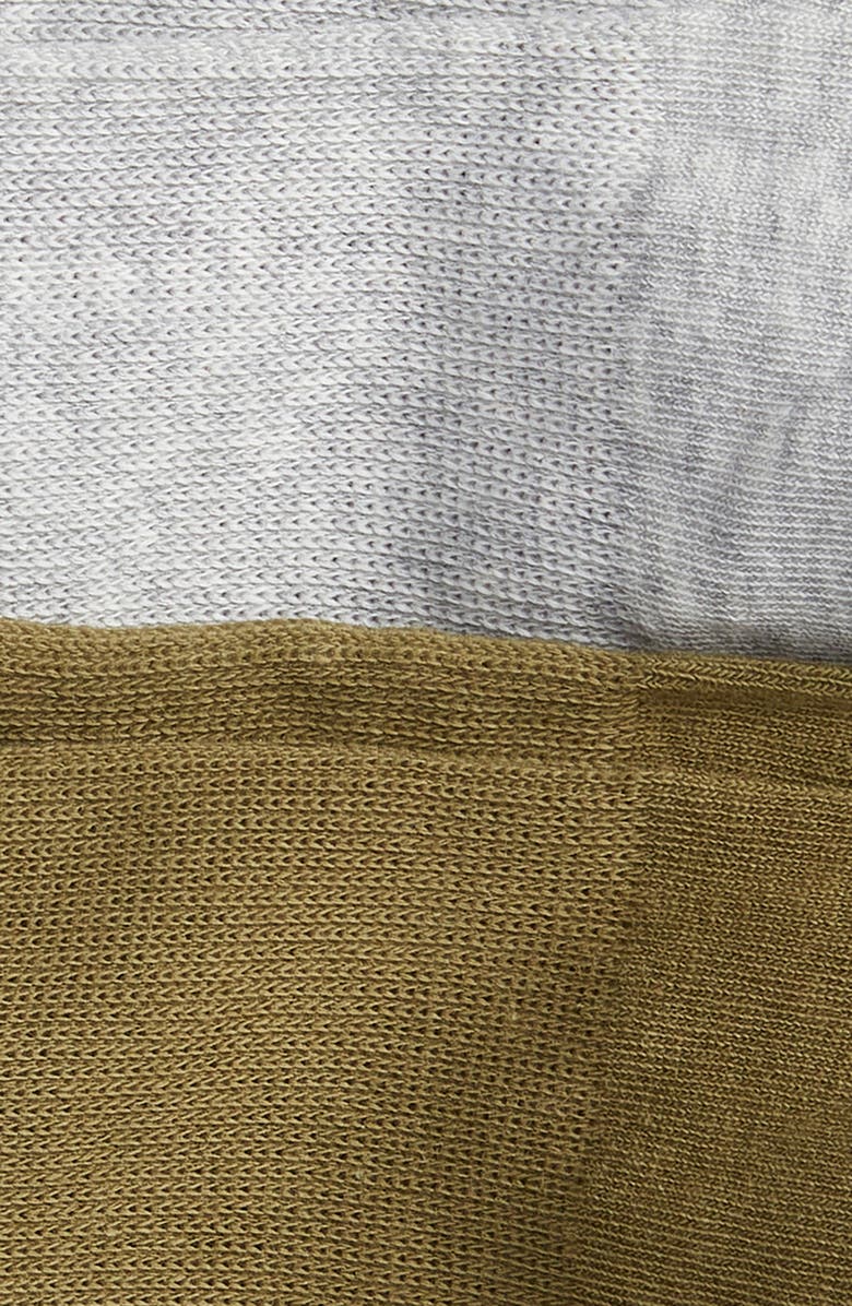 Hue Assorted 3-Pack Arch Hug Cotton Blend Liner Socks, Alternate, color, Earthy Pack