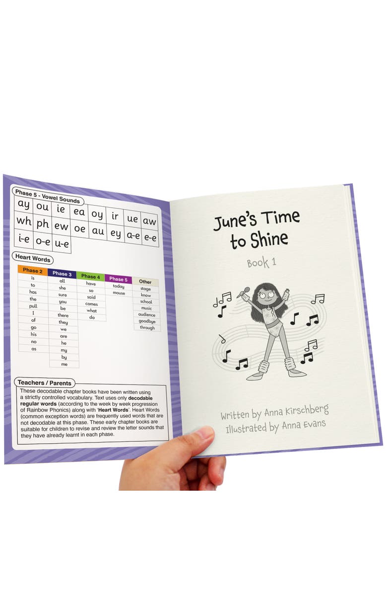 Junior Learning June Bloom Phase 5 Books, 6 Stories, Alternate, color,