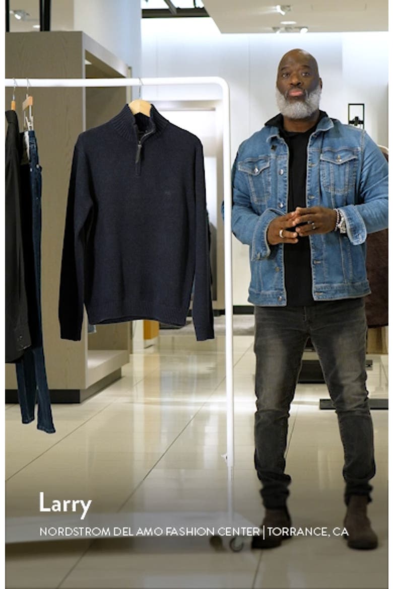 Merrick Bay Quarter Zip Sweater video