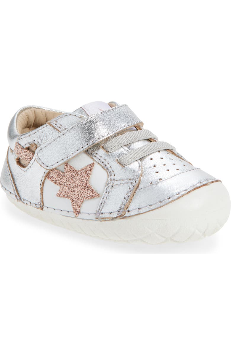 OLD SOLES Kids' 4114 Pavesta Sneaker, Main, color, Silver / Glam Copper