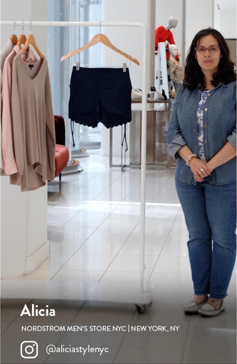 Sun's Out Ruched Side Tie Shorts, sales video thumbnail