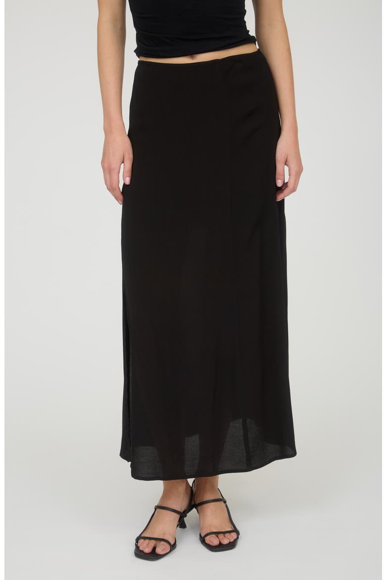 Midi Skirt, Main, color, BLACK