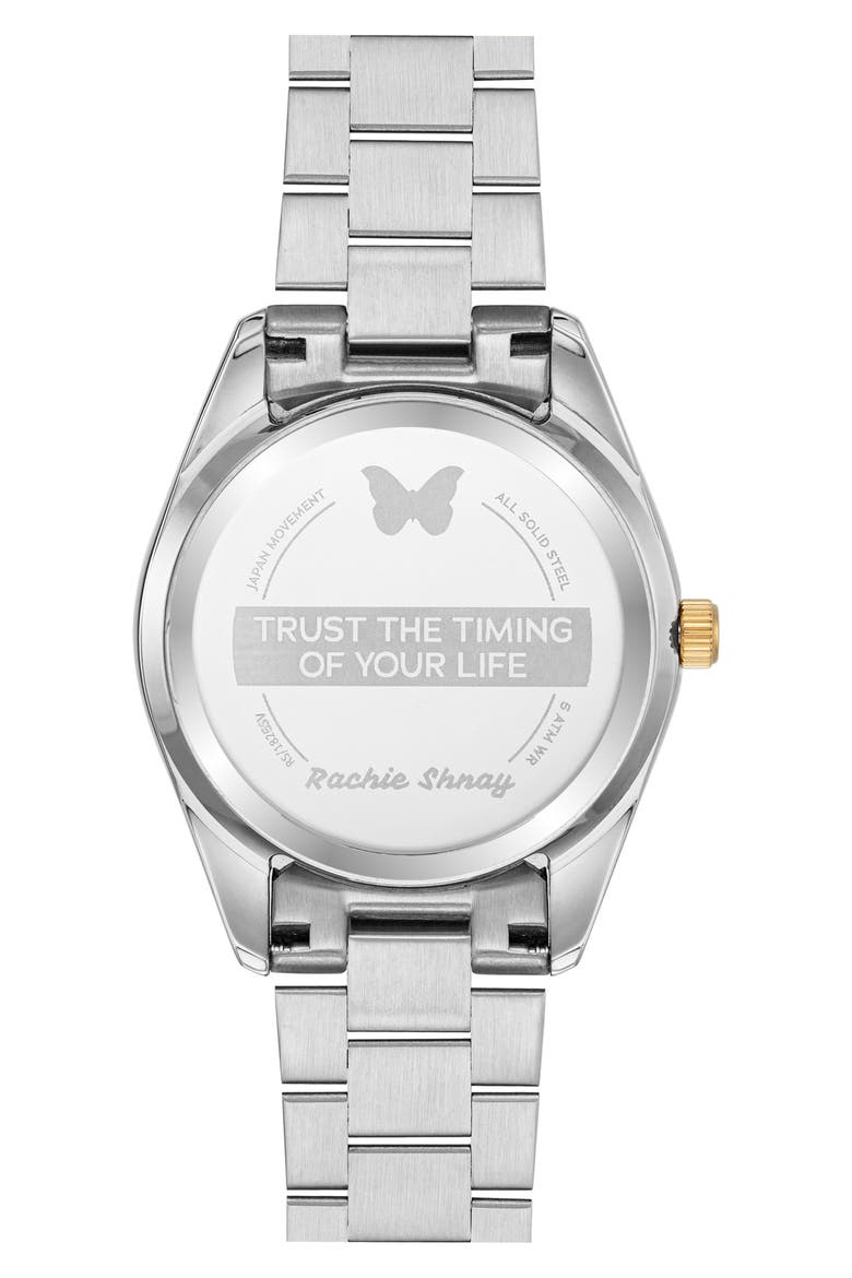 Illuminate Bracelet Watch, 36mm, Alternate, color, BLACK