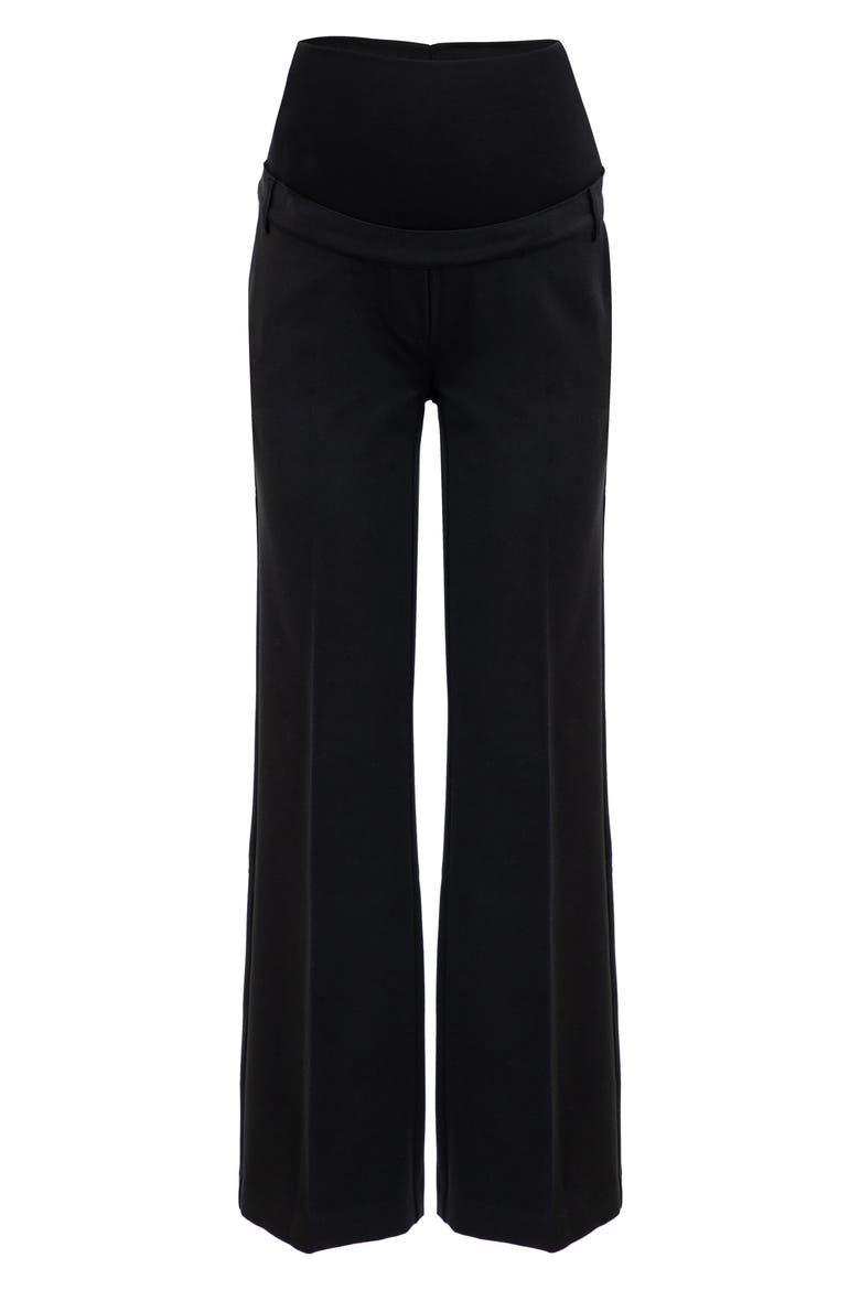 Full Length Maternity Pants, Alternate, color, BLACK