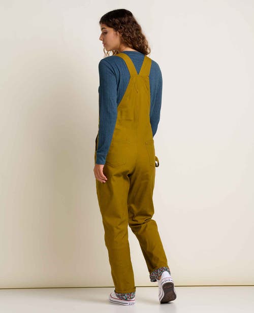Toad And Co Bramble Lined Overall In Coyote In Multi