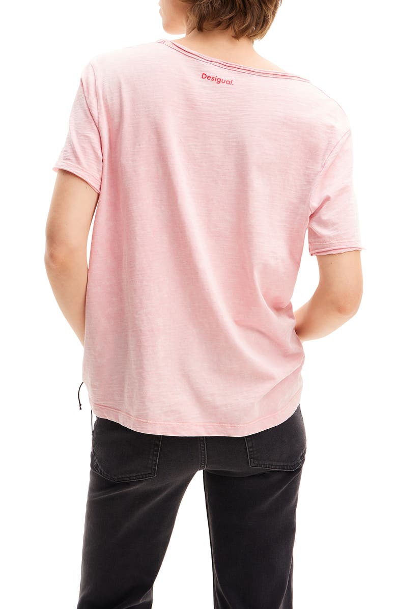 Desigual The Rolling Stones Rhinestone T-Shirt, Alternate, color,