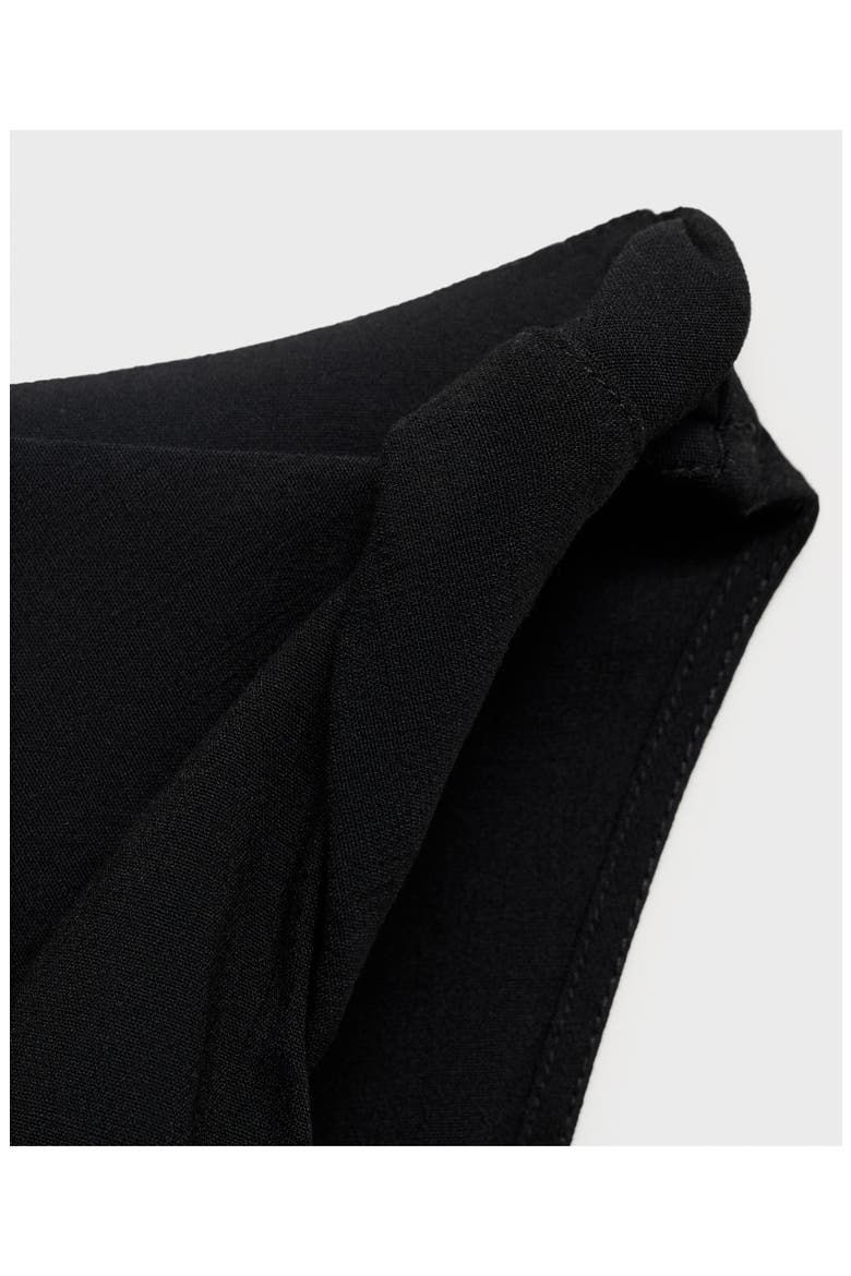 Asymmetric Drape Top, Alternate, color, BLACK