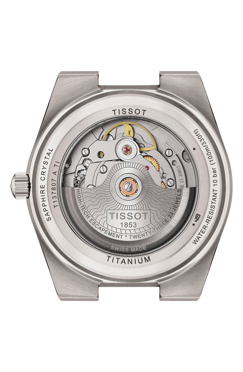 Tissot PRX Powermatic 80 Titanium Bracelet Watch, 38mm, Alternate, color,
