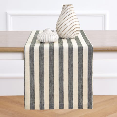 Linen Table Runner - Sorrento Stripe