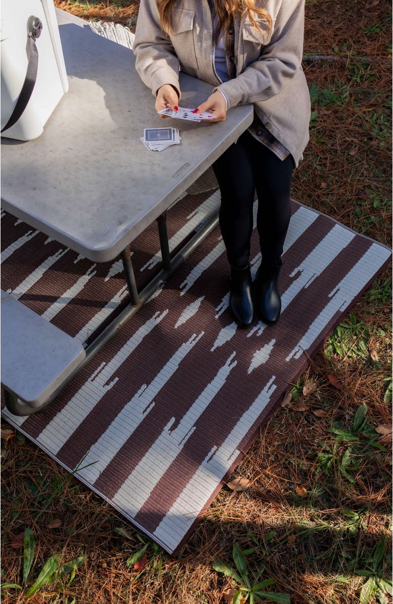 Mad Mats Brown & Off White, Alternate, color, Brown And Off White