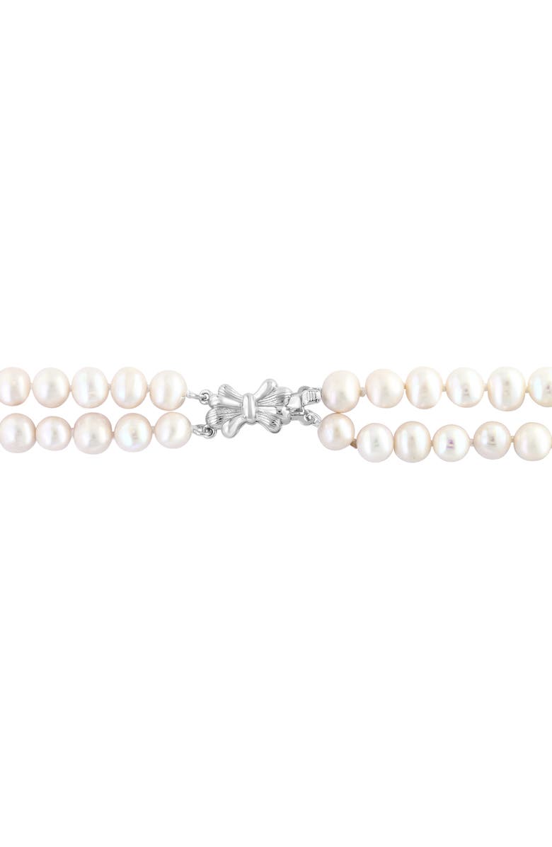 EFFY Pearl Double Strand Necklace, Alternate, color, White