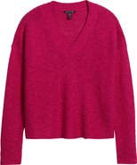 Eileen Fisher Organic Linen & Organic Cotton V-Neck Sweater