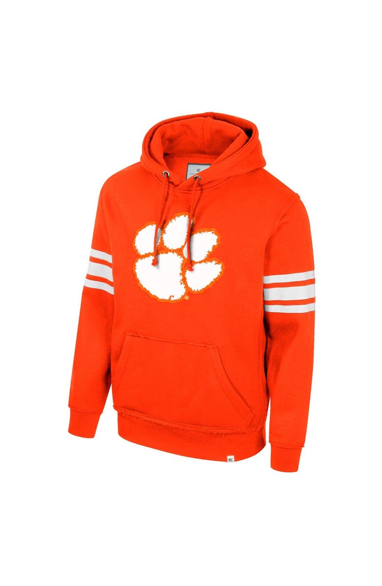 COLOSSEUM Men's Colosseum Orange Clemson Tigers Saluting Pullover Hoodie, Alternate, color, Orange