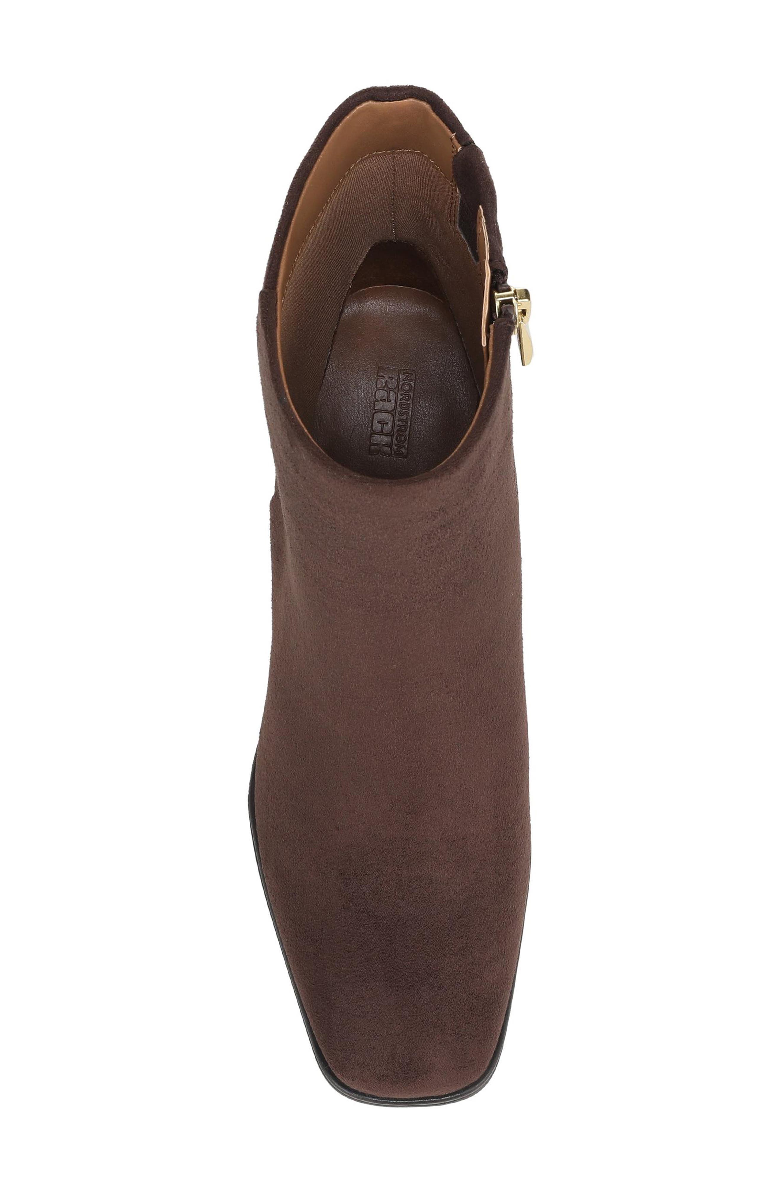 Nadine Short Boot, Alternate, color, BROWN CHOCOLATE