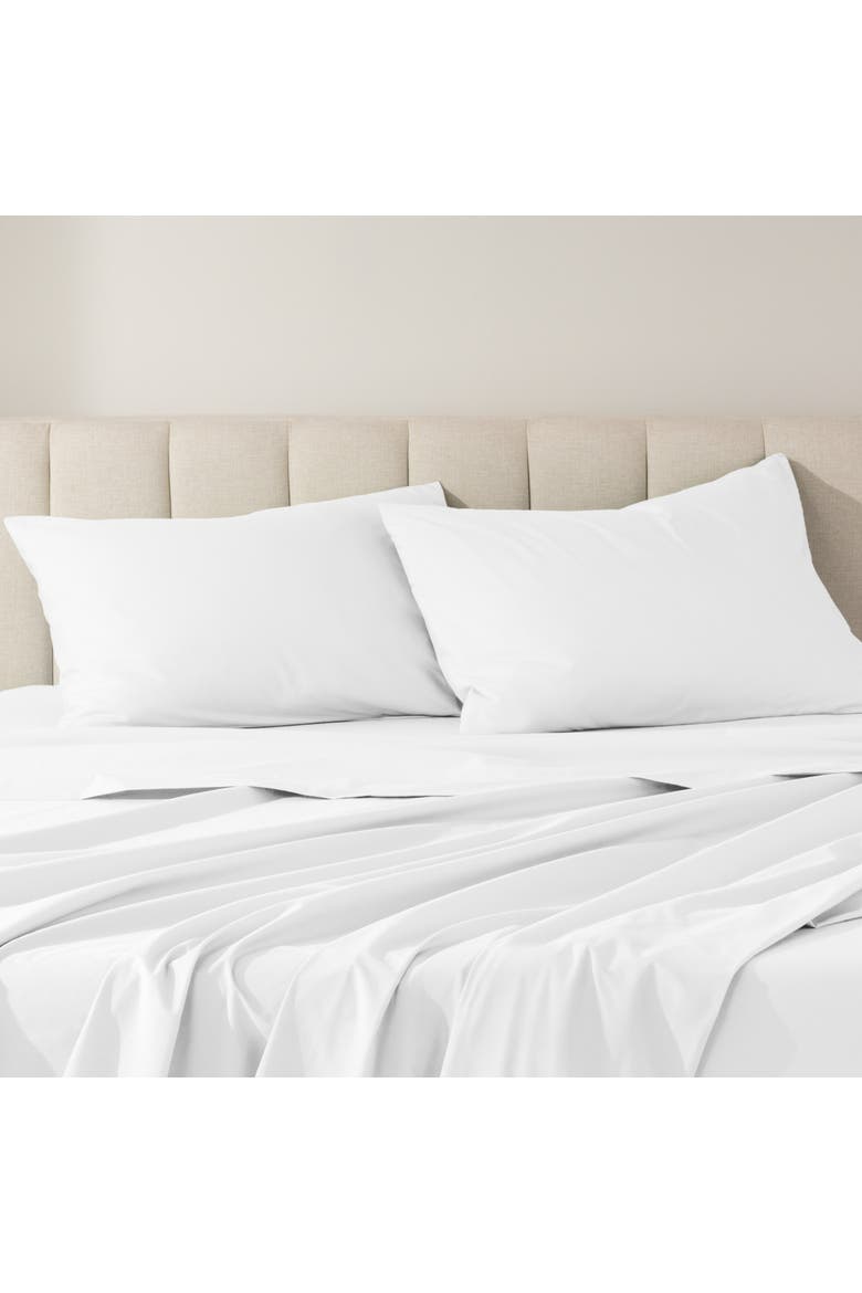 100% Organic Cotton Percale Cooling Pillowcase Set, Alternate, color, White