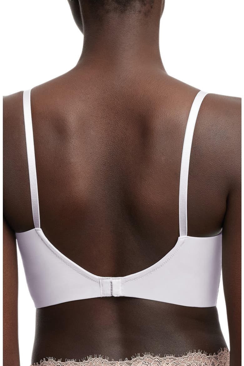 Entice Longline Underwire Bra, Alternate, color, WHITE/ NYLON