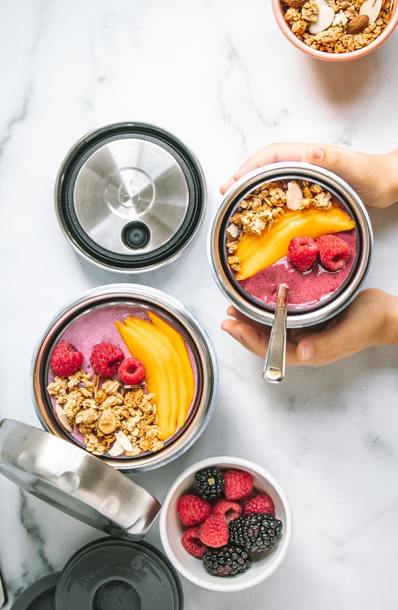 S'well Blue Suede Eats<sup>™</sup> Insulated Stainless Steel Bowl & Lid, Alternate, color,