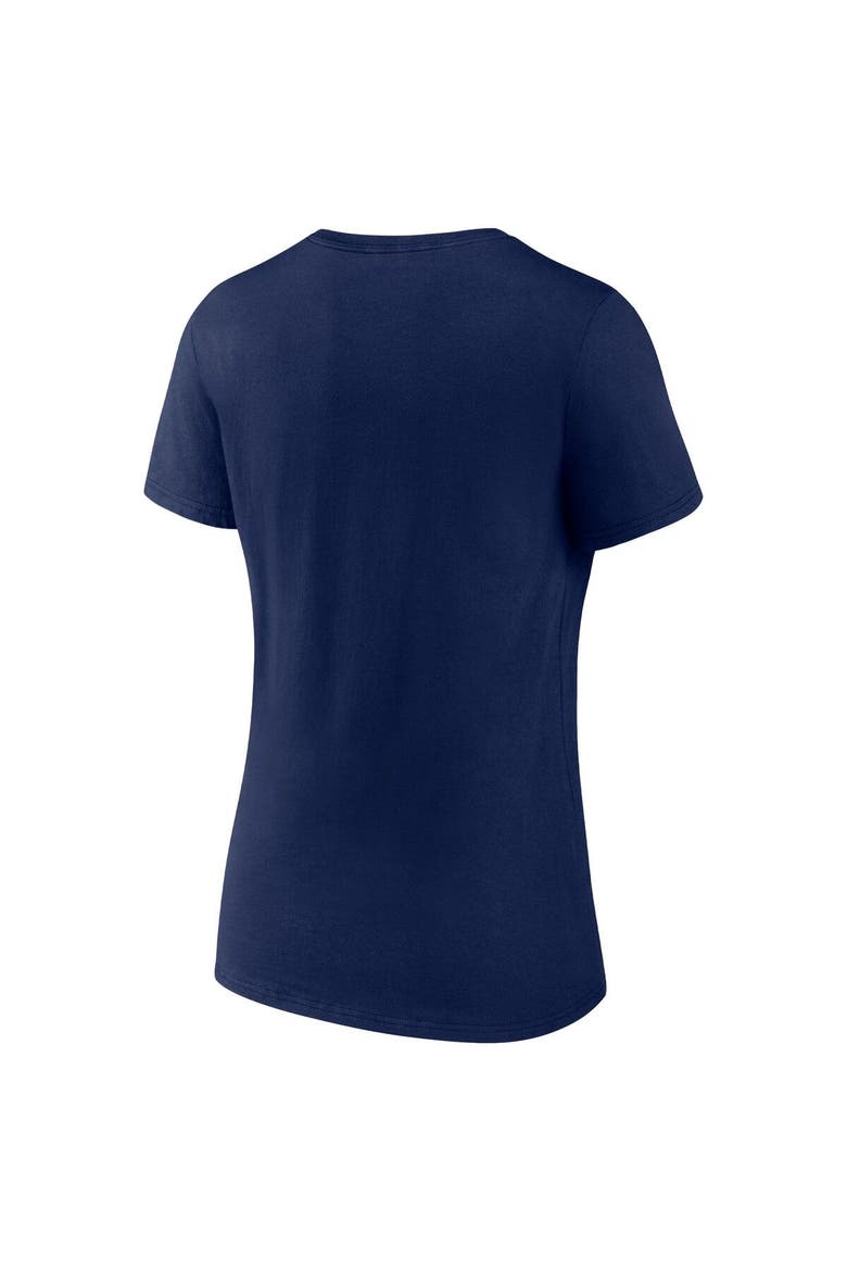 Women's Fanatics Branded Navy New York Yankees 2022 Postseason Locker Room V-Neck T-Shirt, Alternate, color, Navy